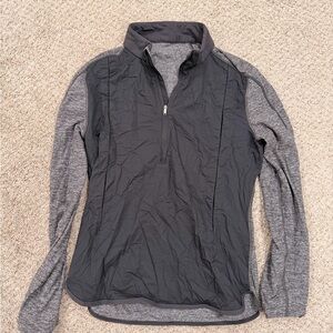Lululemon Men's Gray Quarter-Zip Jacket